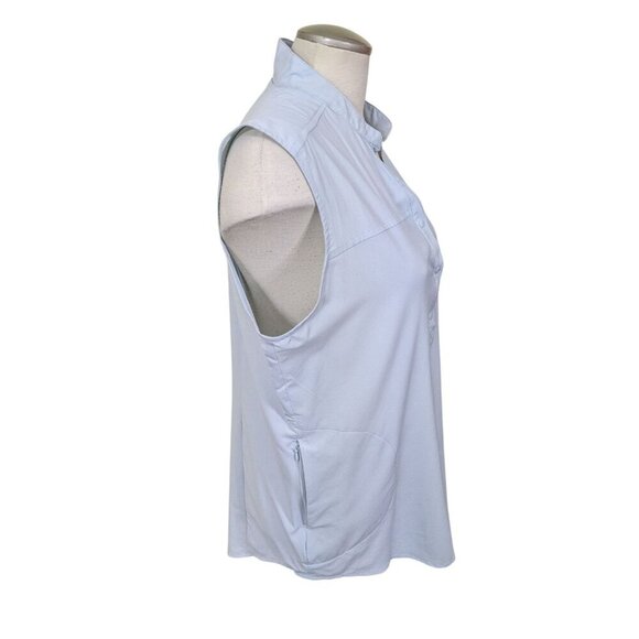 Royal Robbins Womens L Expedition Pro Tunic Blue Sleeveless Light Breathable - Picture 2 of 6